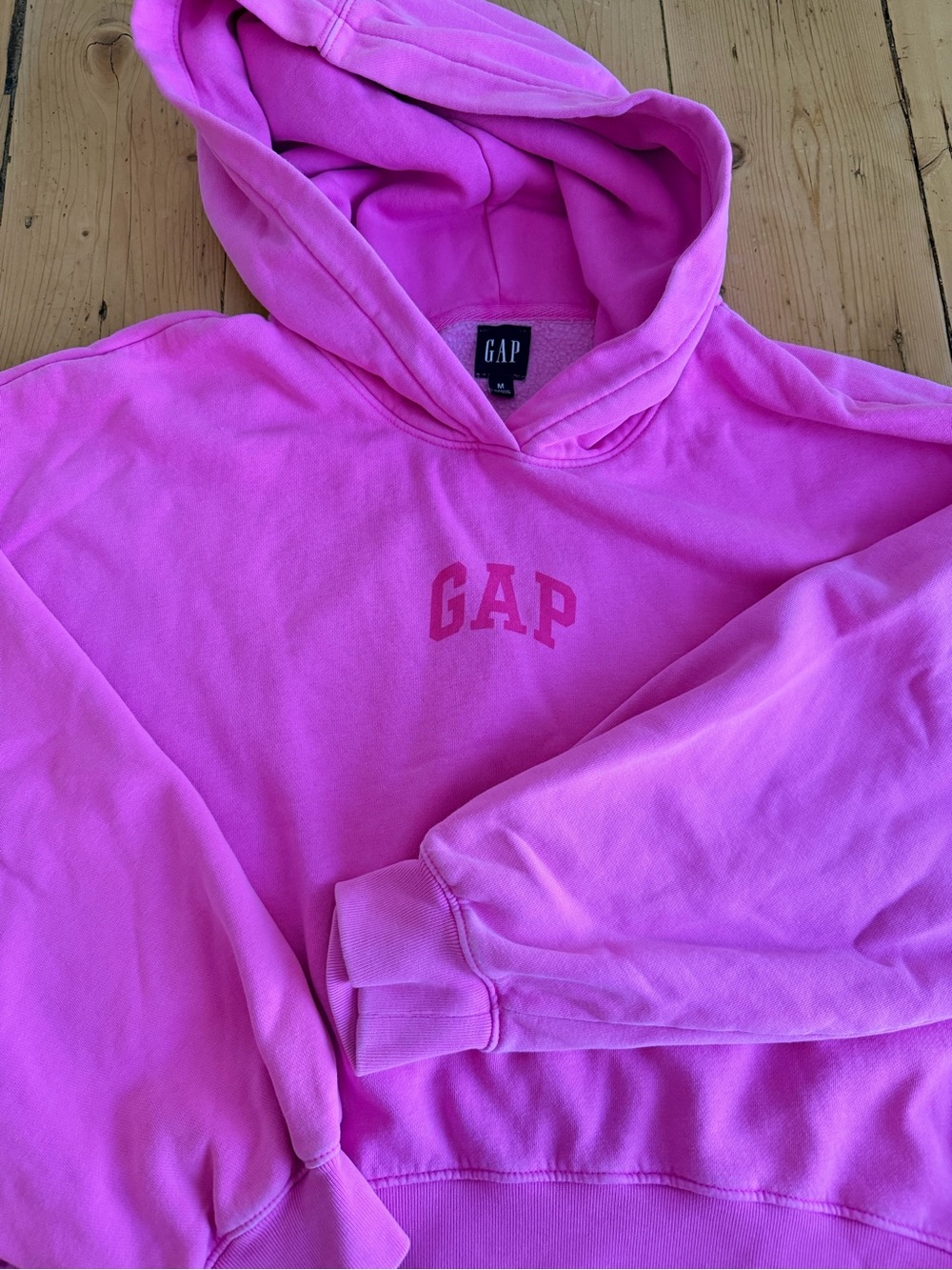 GAP Hot Pink Logo Hoodie